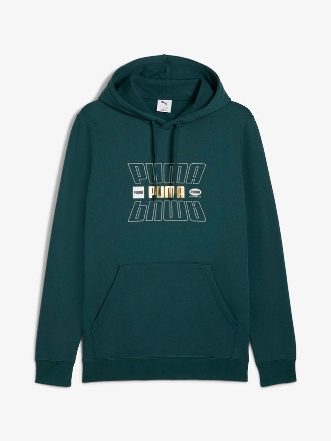 PUMA هودي عطلة بشعار أساسي للرجال - Image 1